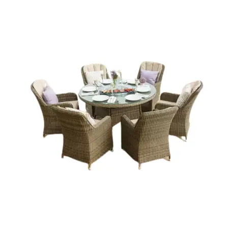Winchester Venice 6 Seat Round Dining Set - image 1