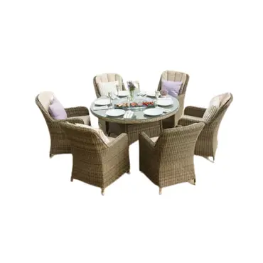 Winchester Venice 6 Seat Round Dining Set - image 1