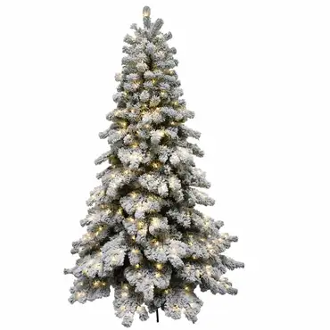 Winter Snow Flocked Porch Tree 150cm/5ft 