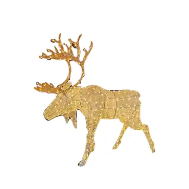 Winter Wonderland Reindeer Running - 1.4m H 1.2m L  - Duo Bulb