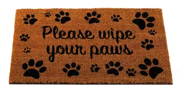 Wipe Your Paws Décoir Mat - image 1